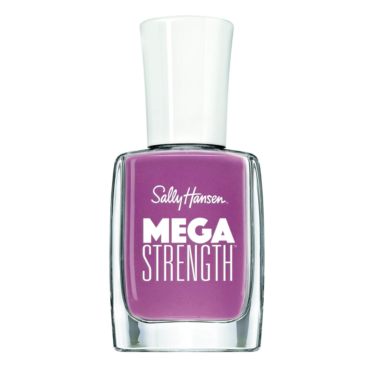 Sally Hansen Mega Strength Nail Polish, She Ro, 0.4 Fl Oz - Long-Lasting & Durable Finish