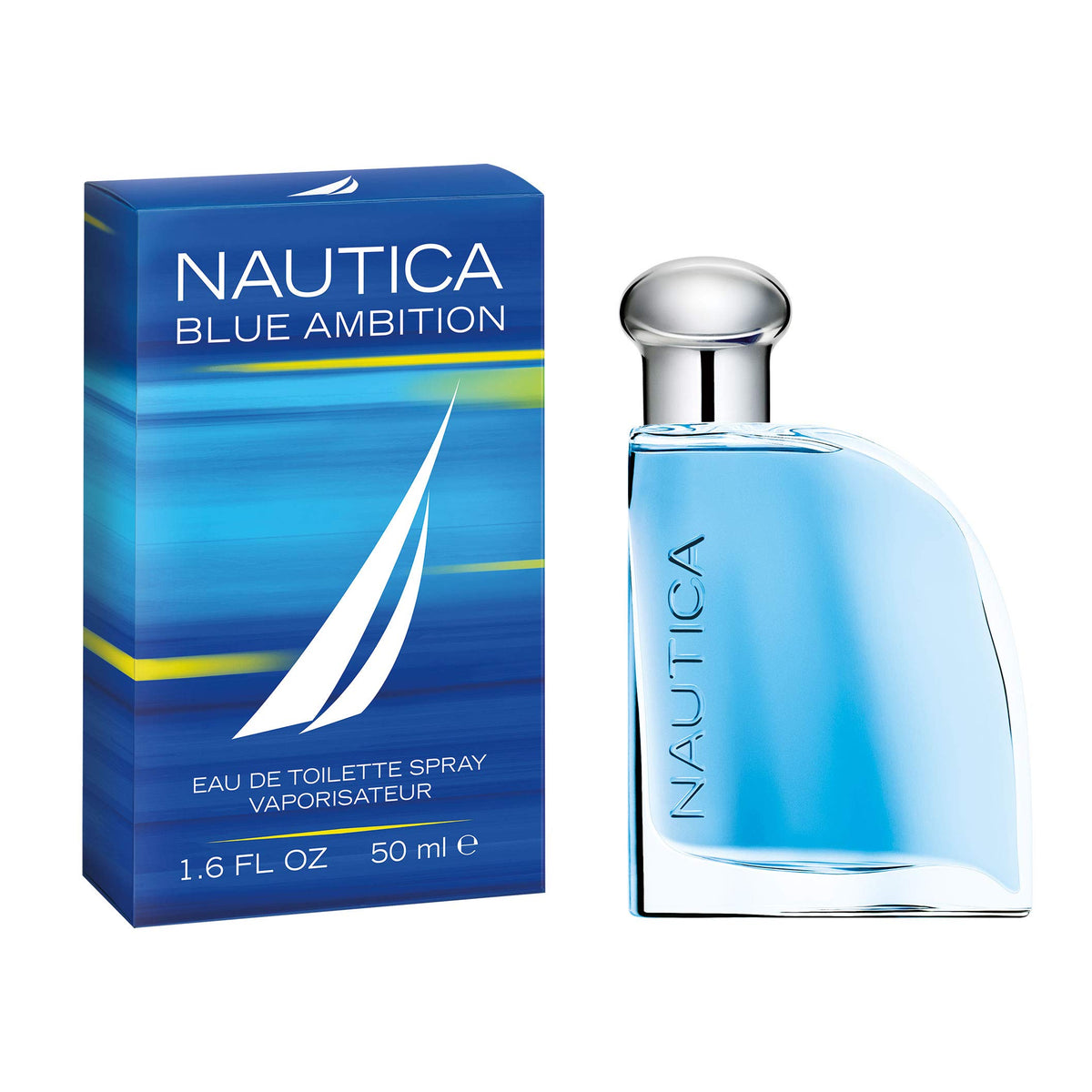 Nautica Blue Ambition Men'S Cologne, 1.6 Fl Oz Eau De Toilette For Him