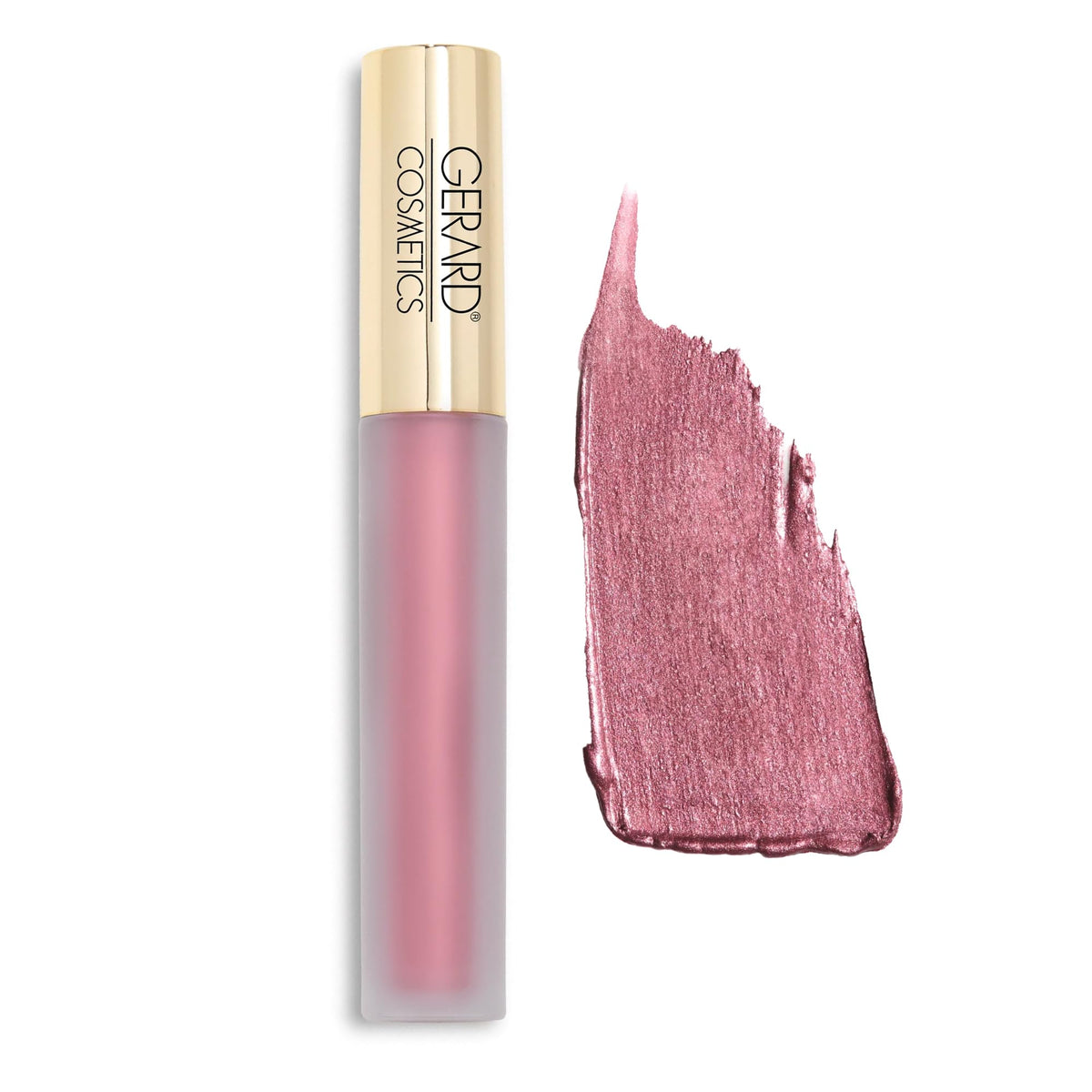 Gerard Cosmetics Metal Matte Liquid Lipstick - It'S Complicated, Mauve Purple, Cruelty-Free