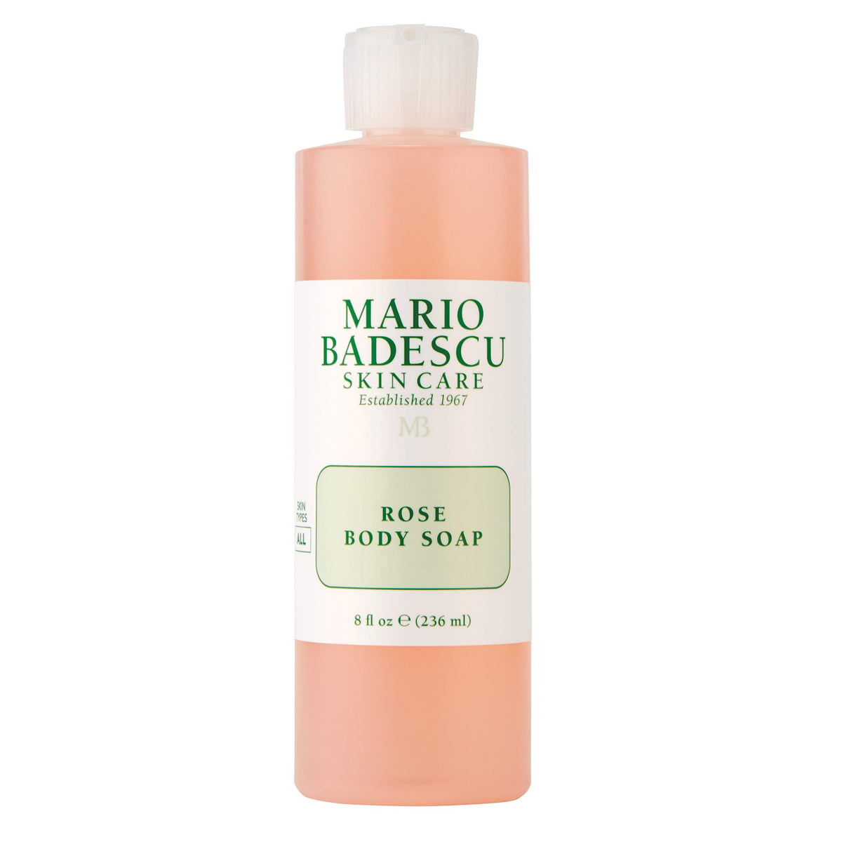 Mario Badescu Rose Body Soap - Hydrating Shower Gel For Daily Use, 8 Fl. Oz.