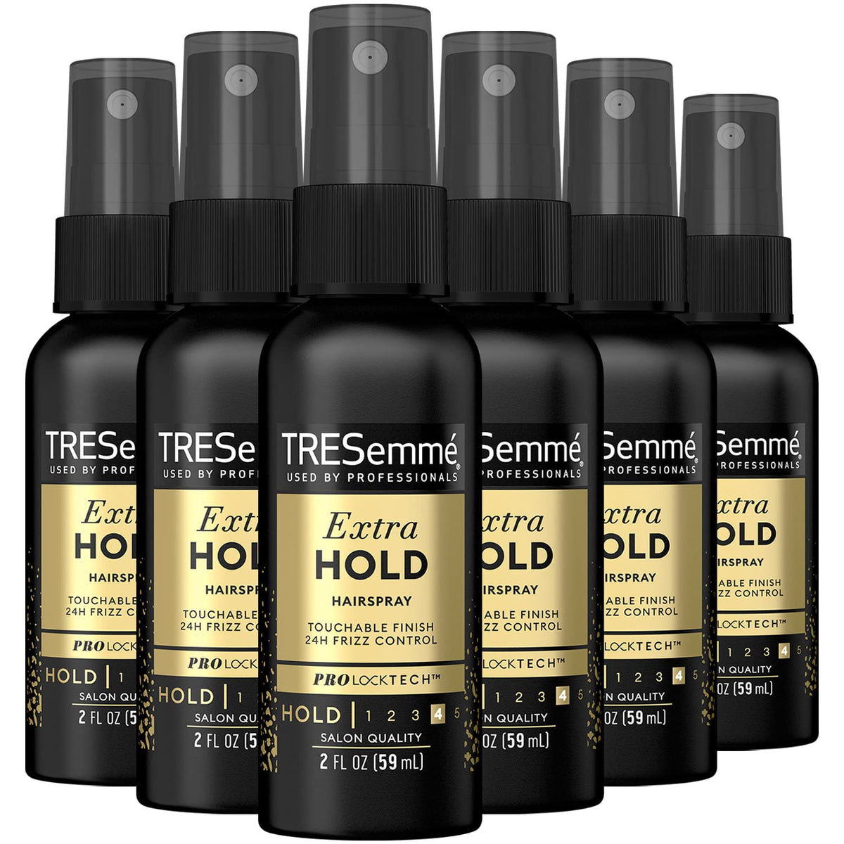 TRESemmé Extra Hold Non-Aerosol Hairspray - Travel Size, 24-Hour Frizz Control, 2 Oz