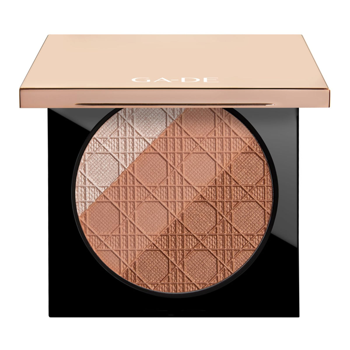 Ga-De Glow Fx Face Palette - Blush, Bronzer & Highlighter With Jojoba Oil - 0.42 Oz, Cool