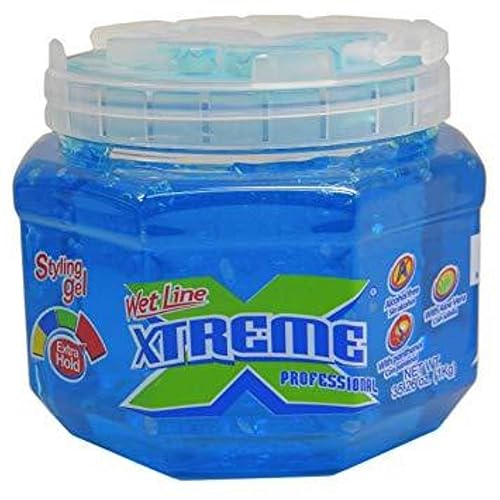 Wet Line Xtreme Clear Professional Styling Gel, 35.26 Oz - Strong Hold, Clear Formula