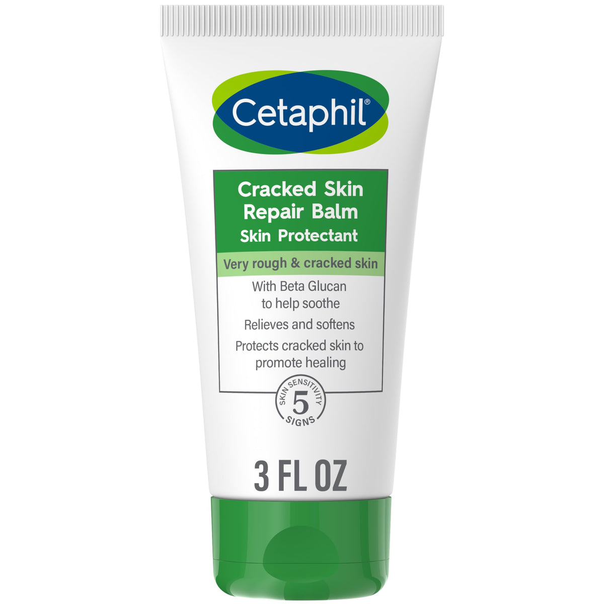 Cetaphil Cracked Skin Repair Balm, 3 Oz - Hypoallergenic, Unscented, Soothes & Restores Skin