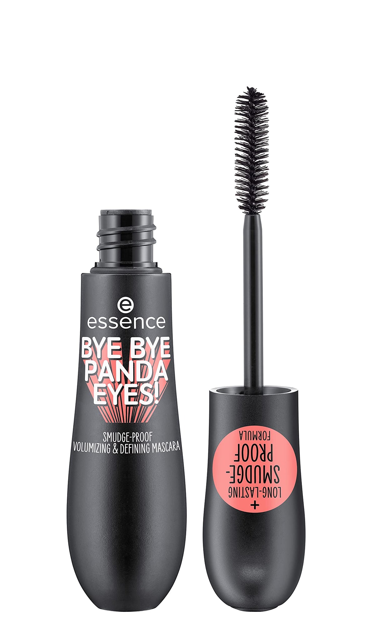 Essence Bye Panda Eyes Mascara 3-Pack | Smudge-Proof, Volumizing, Vegan, Cruelty-Free, Black