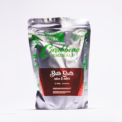 Caribbean Emerald Grapefruit Bath Salts - 0.01 Ounce (Pack Of 6) For Relaxation & Spa Use