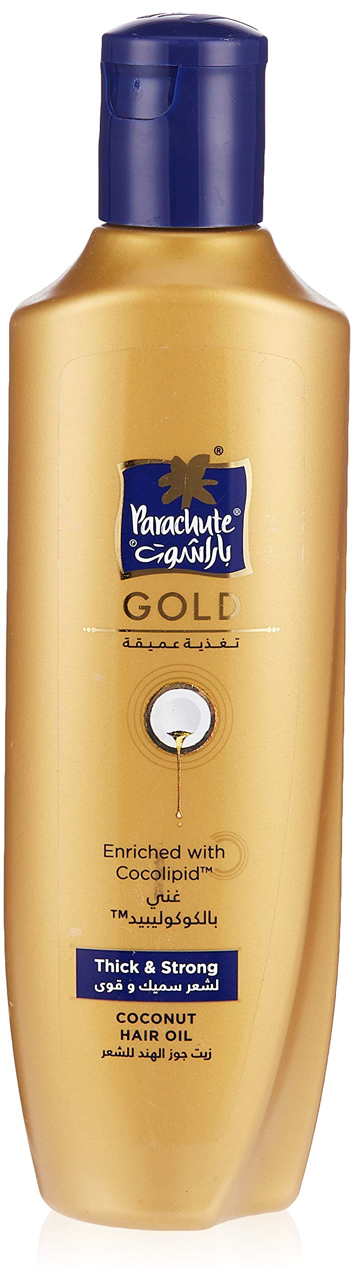 Parachute Gold Hair Oil - Thick & Strong, 6.8 fl. oz. (200ml) for Healthy Hair