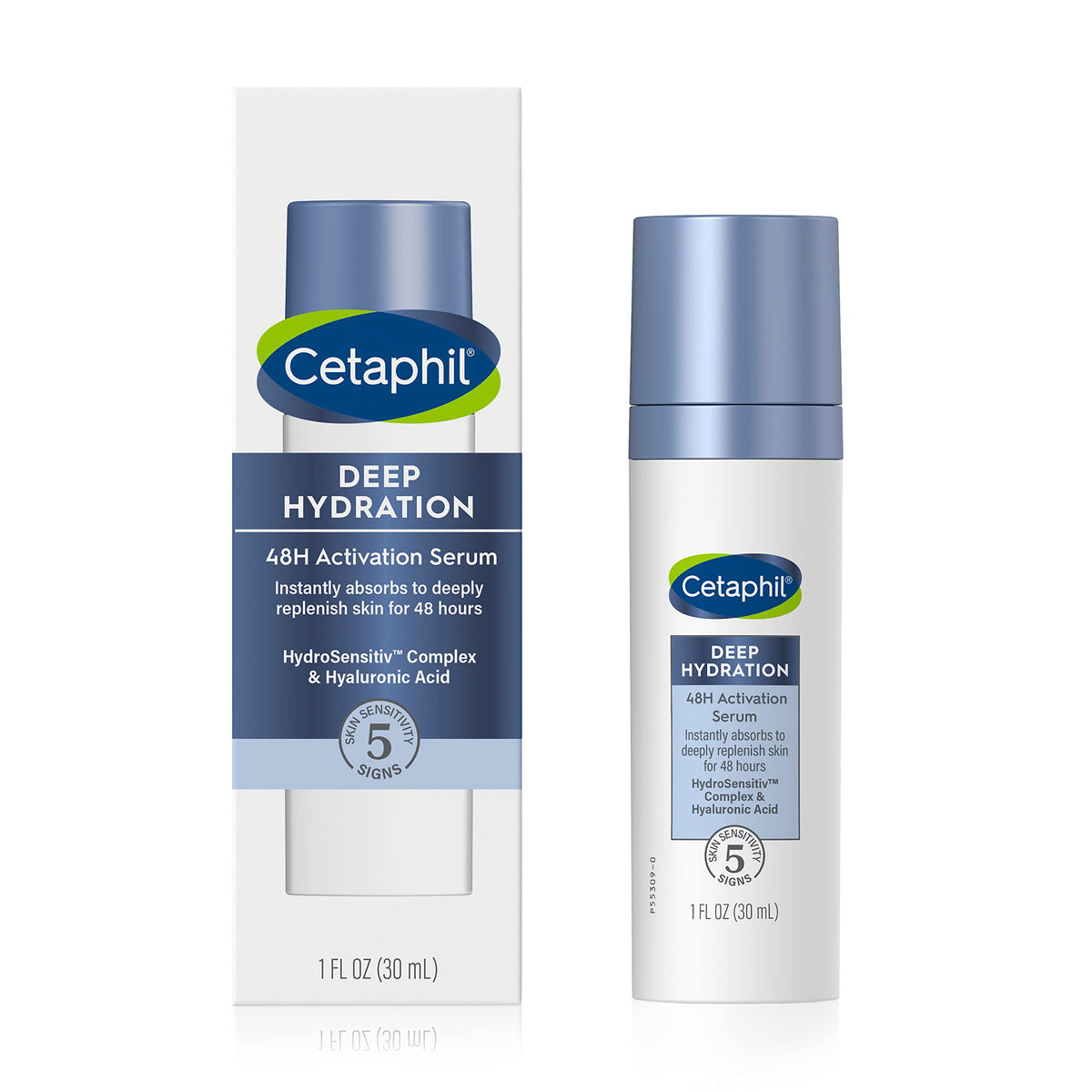 Cetaphil Deep Hydration Serum, 1 Fl Oz - 48 Hr Moisturizer For Dry, Sensitive Skin With Hyaluronic Acid