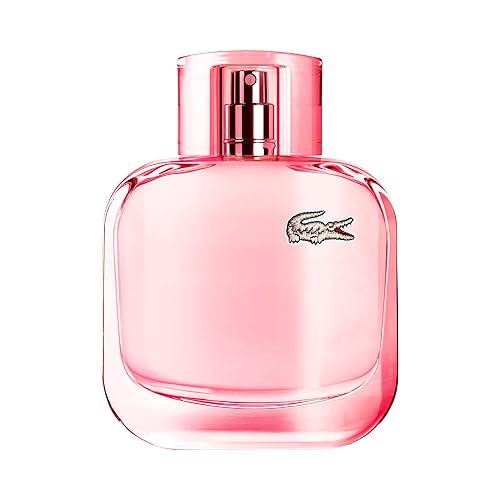 Lacoste L.12.12 Rose Sparkling Eau de Toilette - Long Lasting Ambery Fruity Fragrance with Mandarin & Cotton Candy - 3.3 fl. oz.