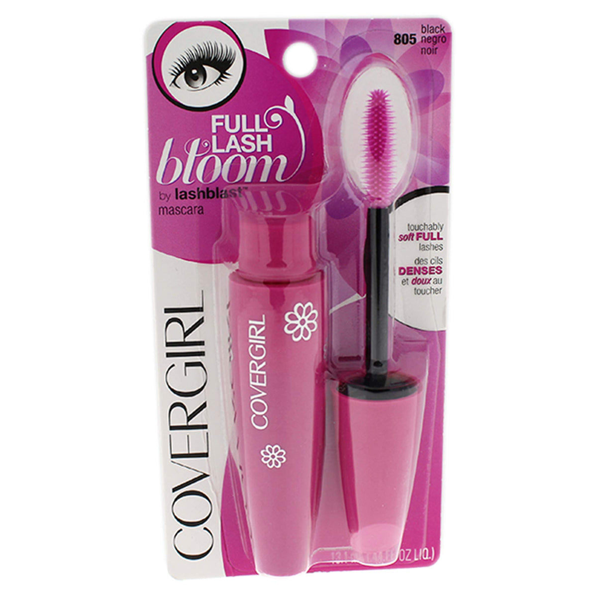 Covergirl Full Lash Bloom Mascara, Black, 0.44 Oz - Volumizing & Lengthening Formula