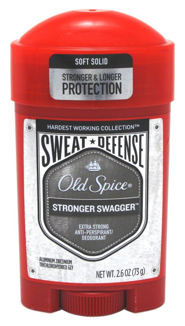 Old Spice Anti-Perspirant Stick, Stronger Swag, 2.6 Oz (2 Pack) - Long-Lasting