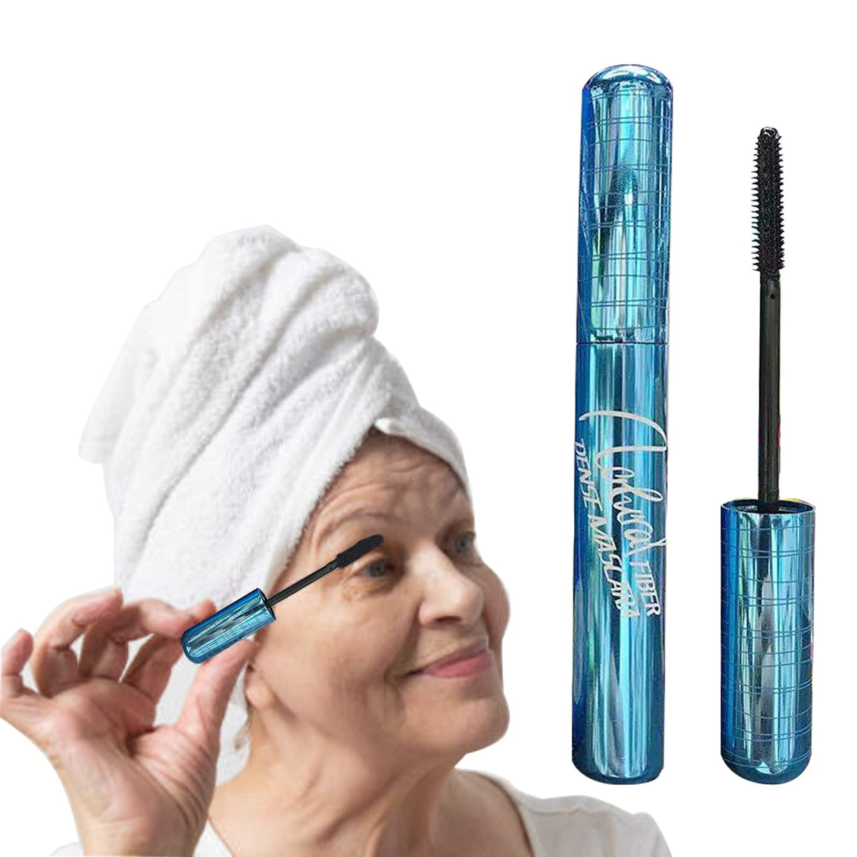 Fupah Waterproof Mascara For Seniors - Volumizing, Hypoallergenic, Black, 1 Count