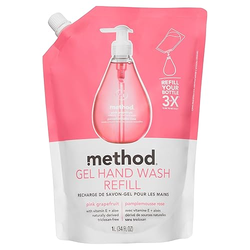 Method Hand Wash Refill, Pink Grapefruit Scent, 34 Fl Oz - Pack Of 1