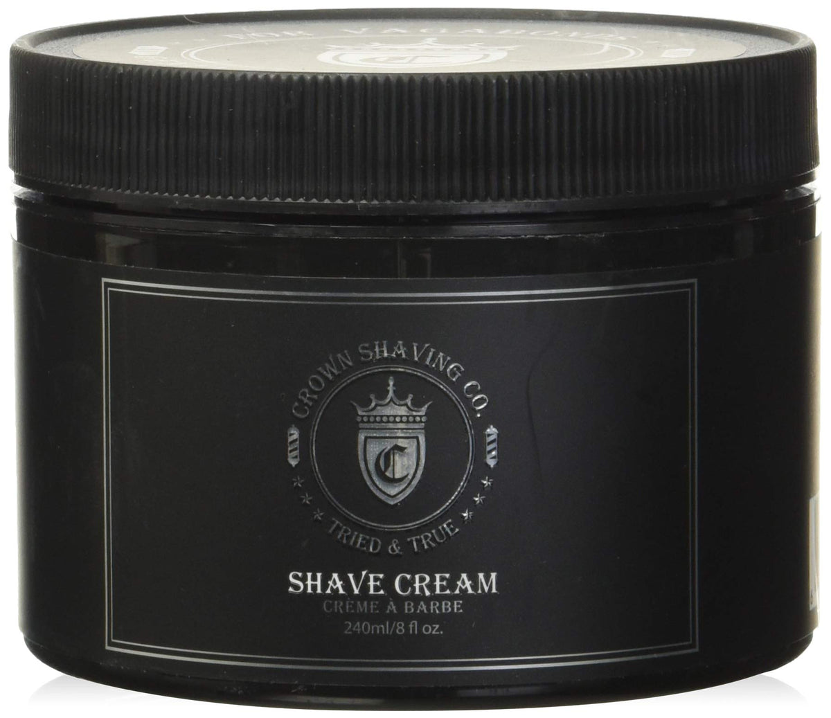 Crown Shaving Co. Eucalyptus & Spearmint Shave Cream 8Oz - Hydrating & Refreshing