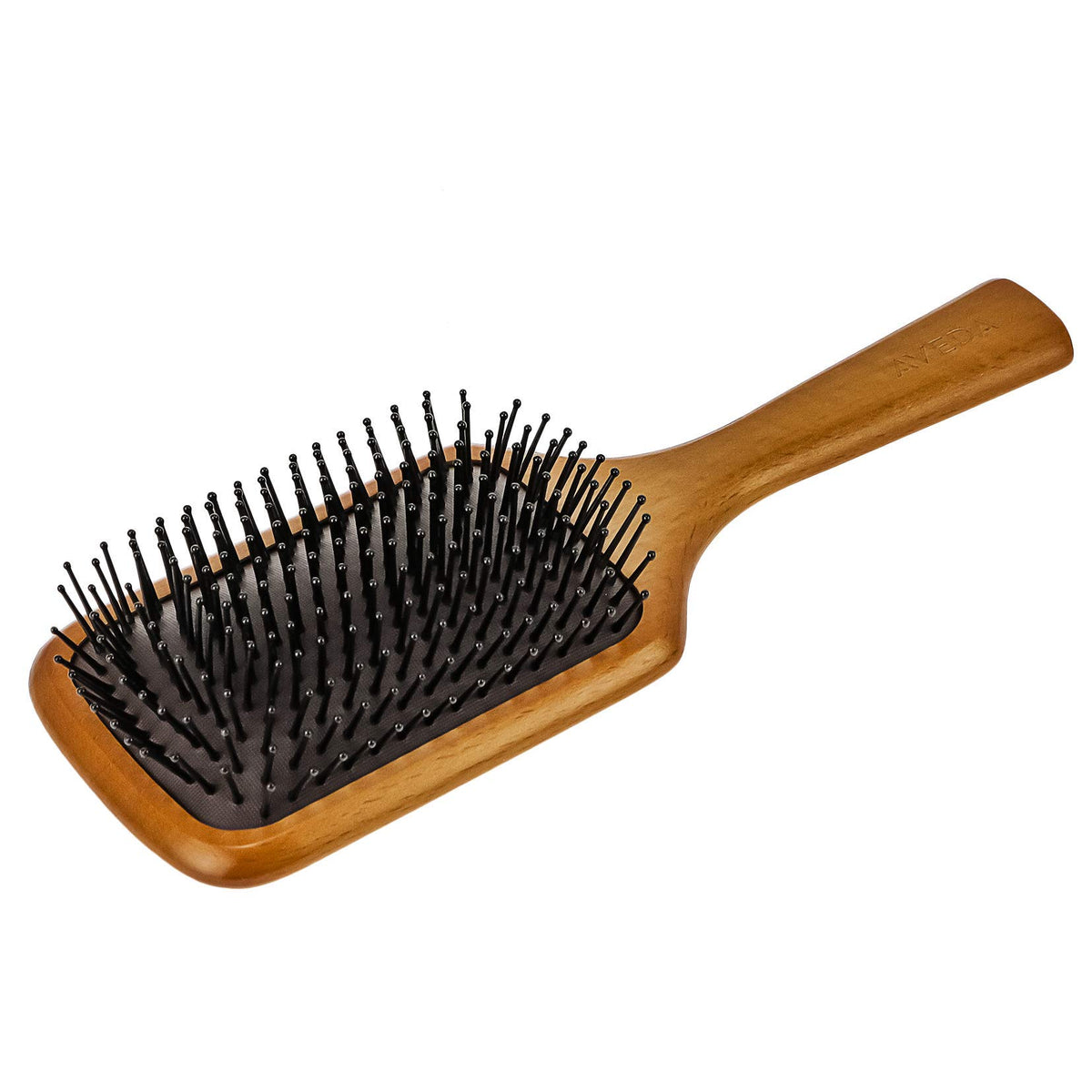 Aveda Wooden Paddle Brush - Red, 1 Count, Wooden Hair Brush For Smooth Styling And Detangling