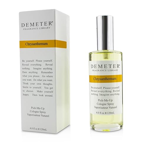 Demeter Chrysanthemum Cologne Spray 120ml - Fresh Floral Fragrance for Women, Long-lasting Scent, Perfect for Daily Wear