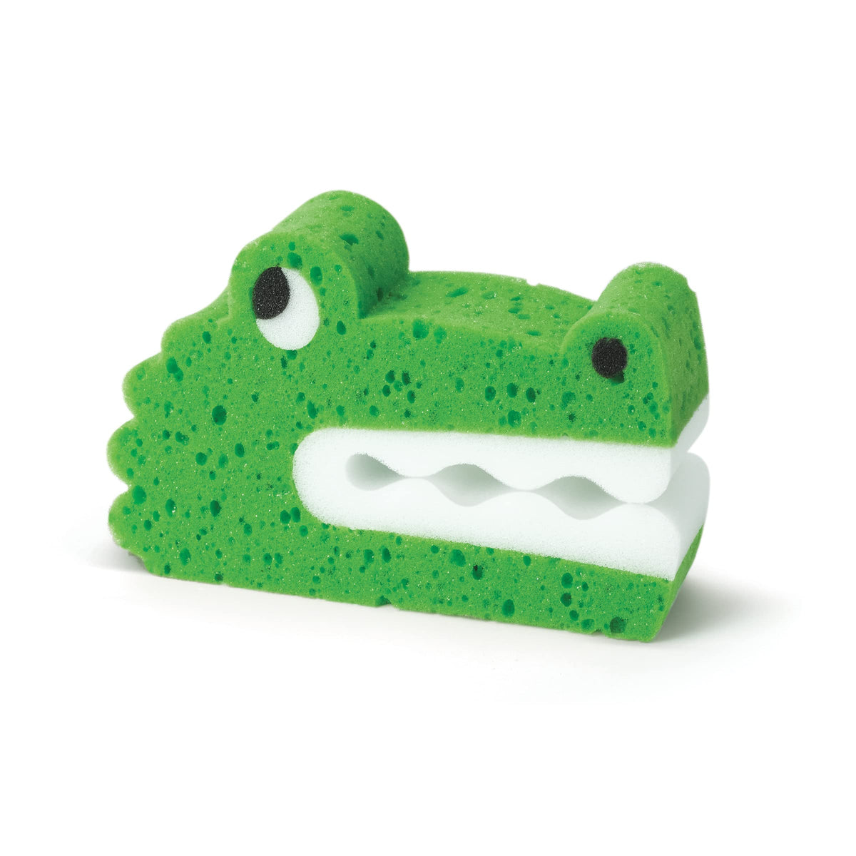 Genuine Fred Crocodile Bath Sponge For Kids - Fun Green Children'S Bath Biters