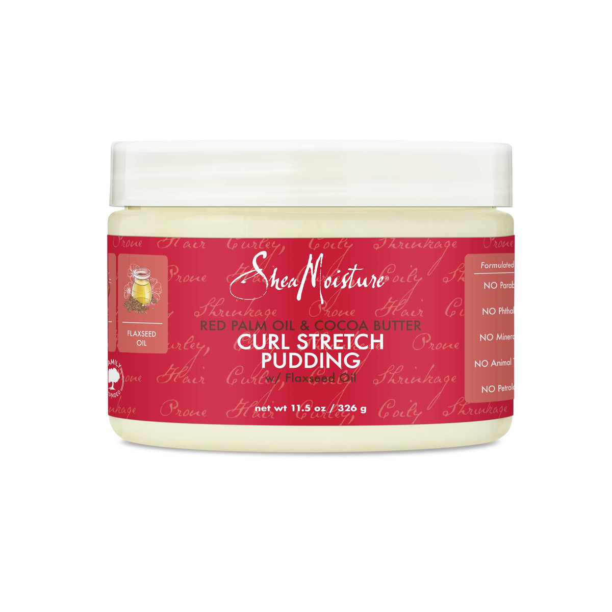 Sheamoisture Curl Stretch Pudding - Red Palm Oil & Cocoa Butter, 11.5 Oz For Defined Curls