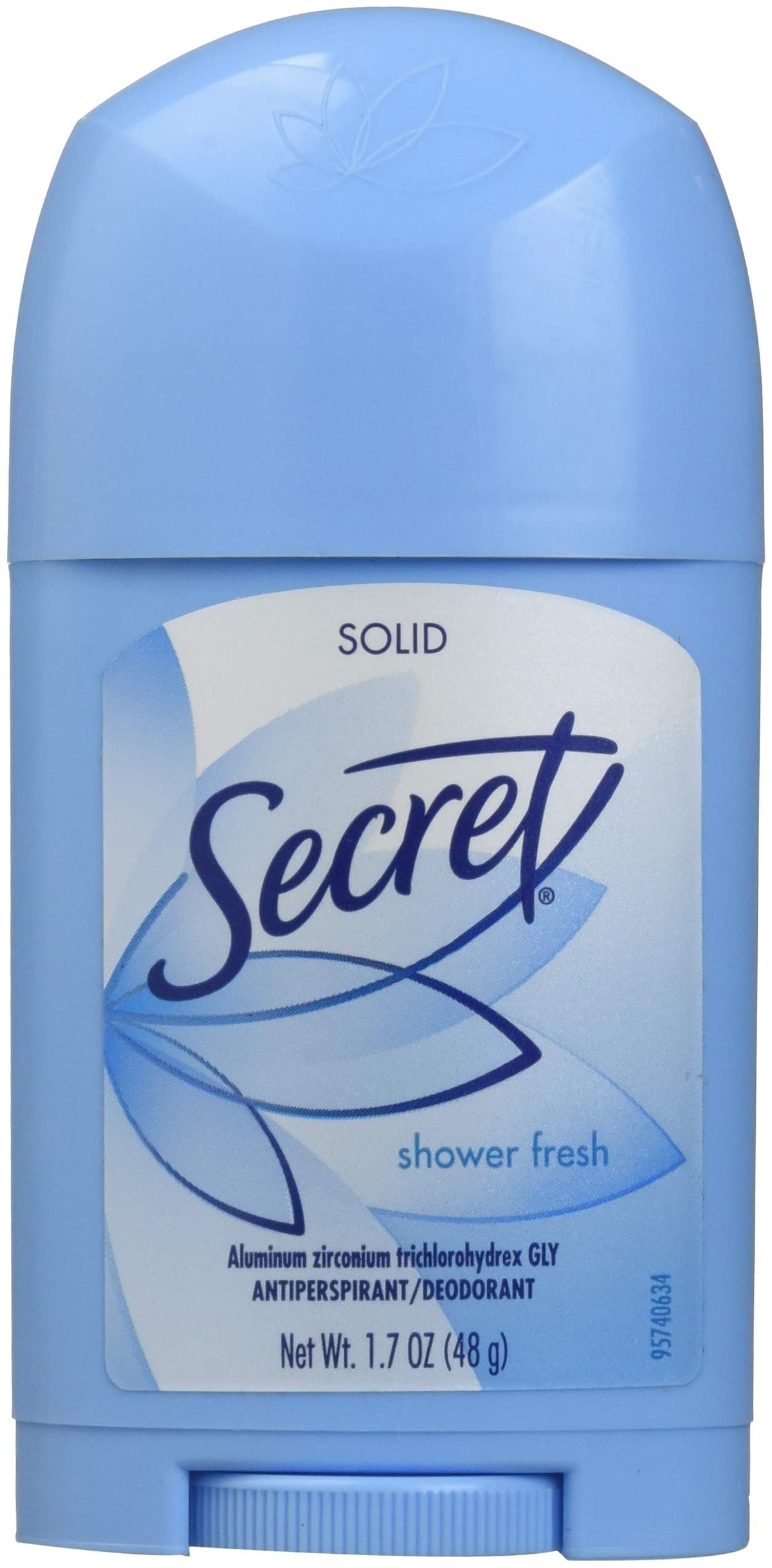 Secret Wide Solid Shower Fresh Deodorant, 1.7 Oz, Long-Lasting, Fresh Scent