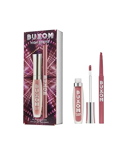 Buxom Plump Shot Lip Serum & Dangerous Dolly Lip Liner Duo - Full Size Set