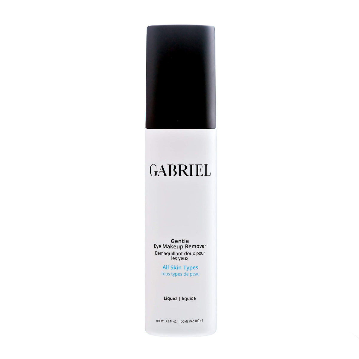 Gabriel Cosmetics Gentle Eye Makeup Remover, Vegan, Paraben-Free, Aloe Vera, 3.3Oz