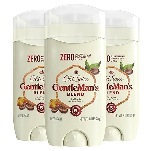 Old Spice Men'S Deodorant, Aluminum Free, 24/7 Odor Protection, Coffee & Amber, 3 Oz (3-Pack