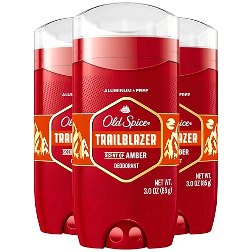 Old Spice Men'S Deodorant, Aluminum Free, Trailblazer Scent, 48 Hr Protection, 3 Oz (3 Pack)