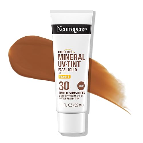 Neutrogena Purescreen+ Tinted Sunscreen Spf 30, Mineral, Water Resistant, Deep, 1.1 Fl