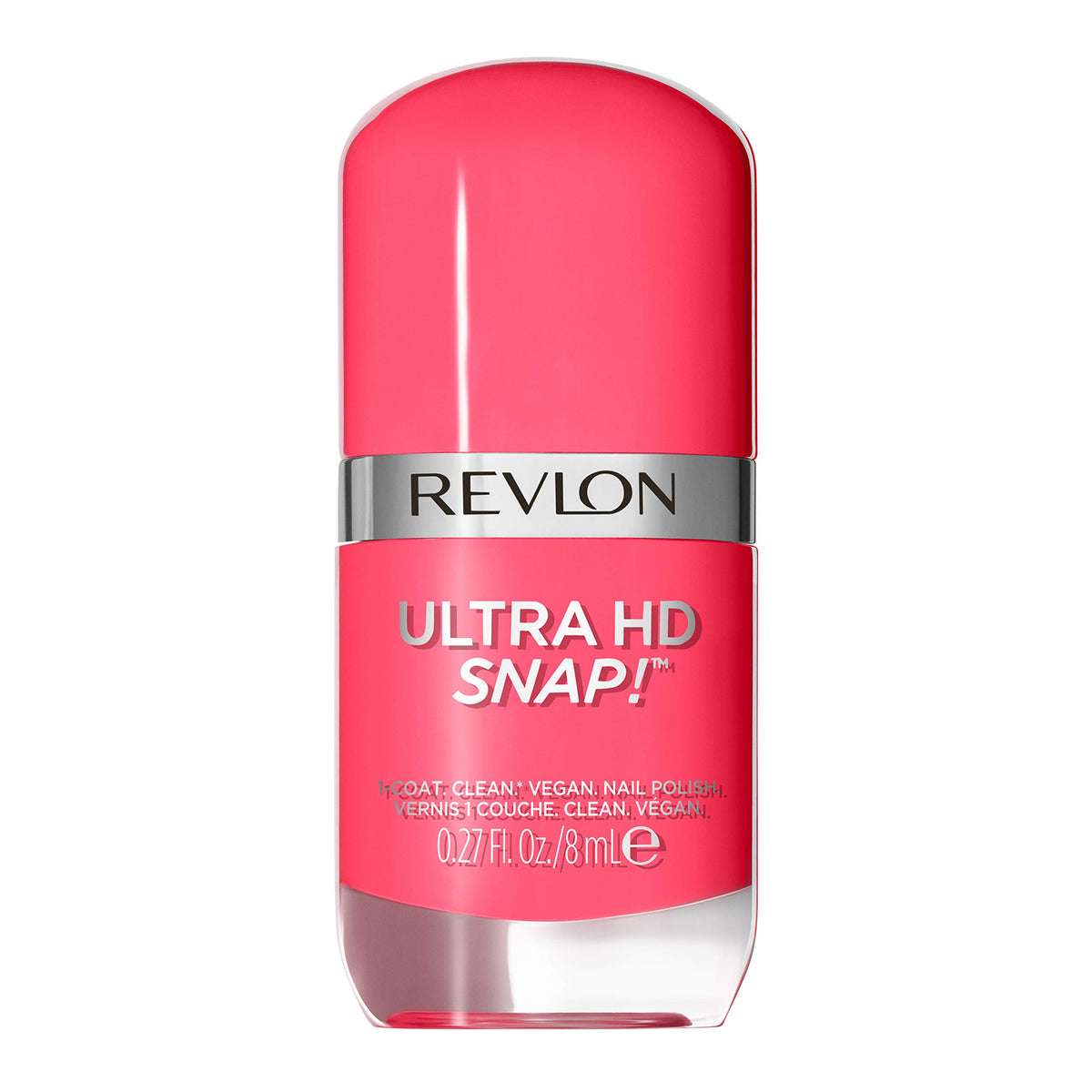 Revlon Ultra Hd Snap Nail Polish, 100% Vegan, Glossy Color, 009 No Drama, 0.27 Fl