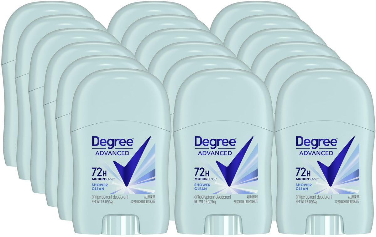 Degree Women'S Travel Deodorant 18-Pack – 72H Mini Antiperspirant, 0.5 Oz Each