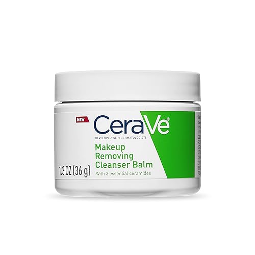 Cerave Cleansing Balm Makeup Remover, Waterproof, Non-Comedogenic, 1.3 Oz