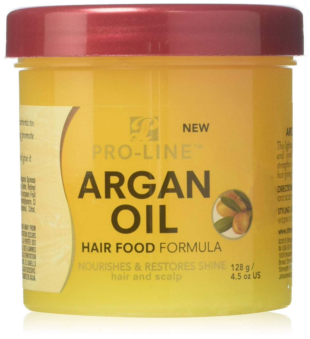 Pro-Line Argan Oil Hair Food - 4.5 oz, Nourishing Hair Treatment for Healthy Shine