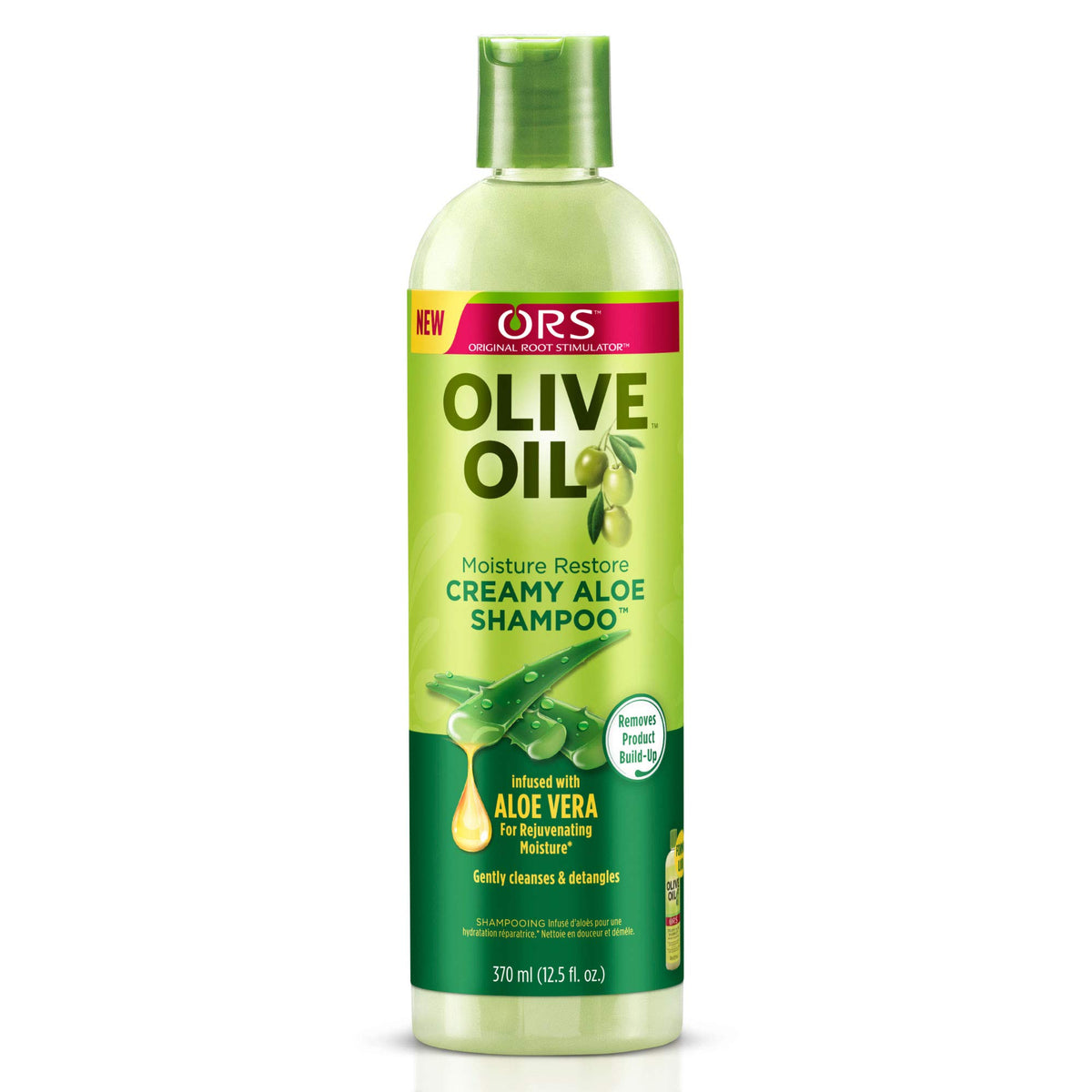 Ors Olive Oil Shampoo With Creamy Aloe, 12.5 Oz (3 Pack) - Moisturizing Hair Care