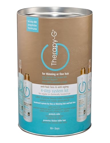 Therapy-G 4 Step Anti-Aging Scalp Kit For Hair Loss - 90 Day Treatment, 8.5 Ounce