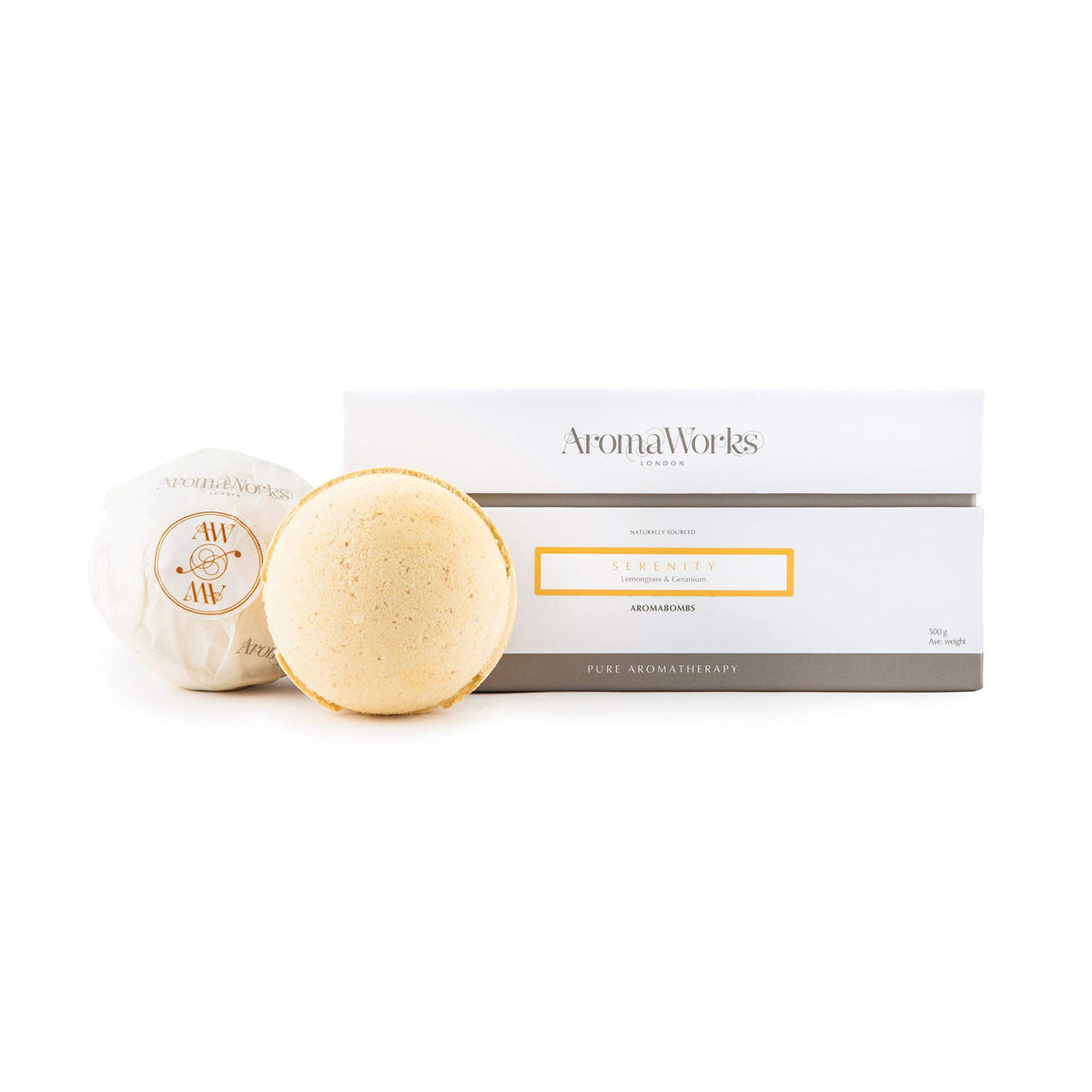 Aromaworks Serenity Aromabomb Duo - Lavender, Neroli & Lemongrass Bath Bombs - Energizing 2X8