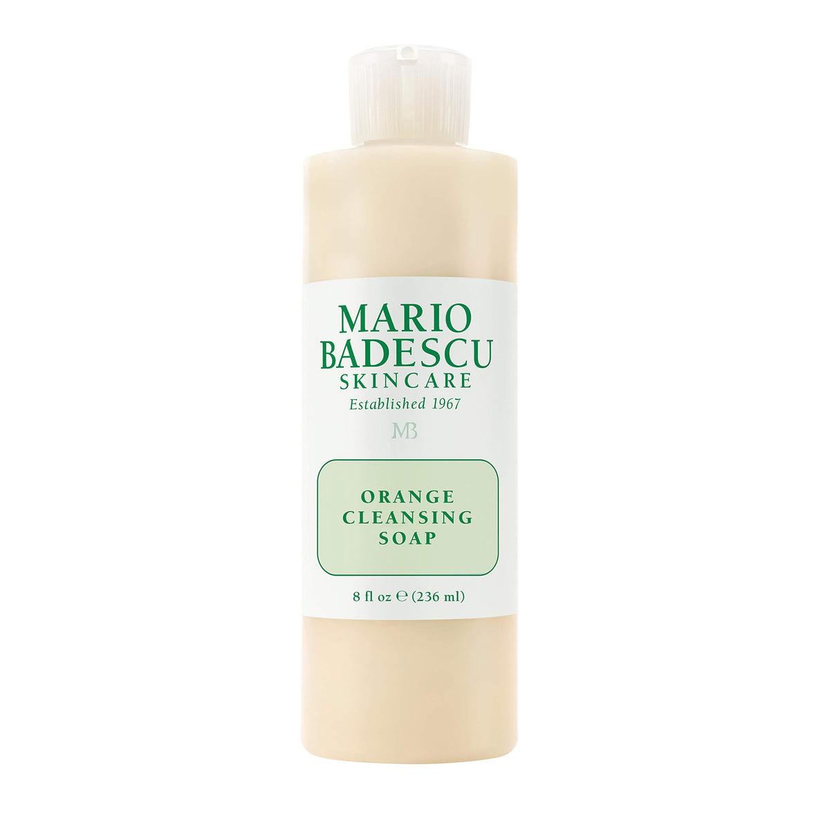 Mario Badescu Orange Cleansing Soap - Aha Cream Cleanser For Dry/Combination Skin, 8 Fl Oz