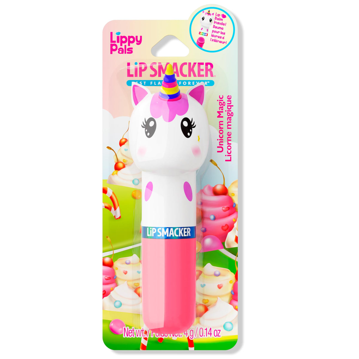 Lip Smacker Unicorn Magic Lip Balm - Flavored, Moisturizing, Vegan & Cruelty-Free, 0.14 Oz