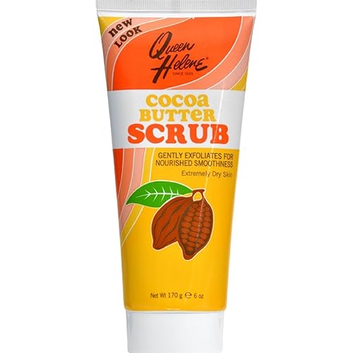 Queen Helene Cocoa Butter Facial Scrub, 6Oz (2 Pack) - Gentle Exfoliating Cleanser