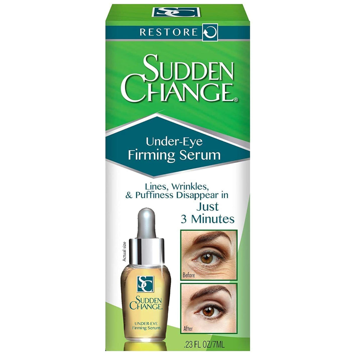 Sudden Change Under-Eye Firming Serum, 0.23 Oz, Pack Of 4 - Anti-Aging Solution