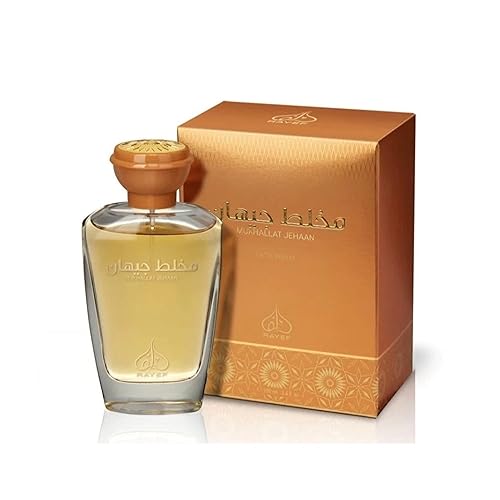 Rayef Mukhallat Jehaan 3.4 oz Eau de Parfum - Luxurious Fragrance for Men and Women, Long-lasting Scent, Perfect for Everyday Wear