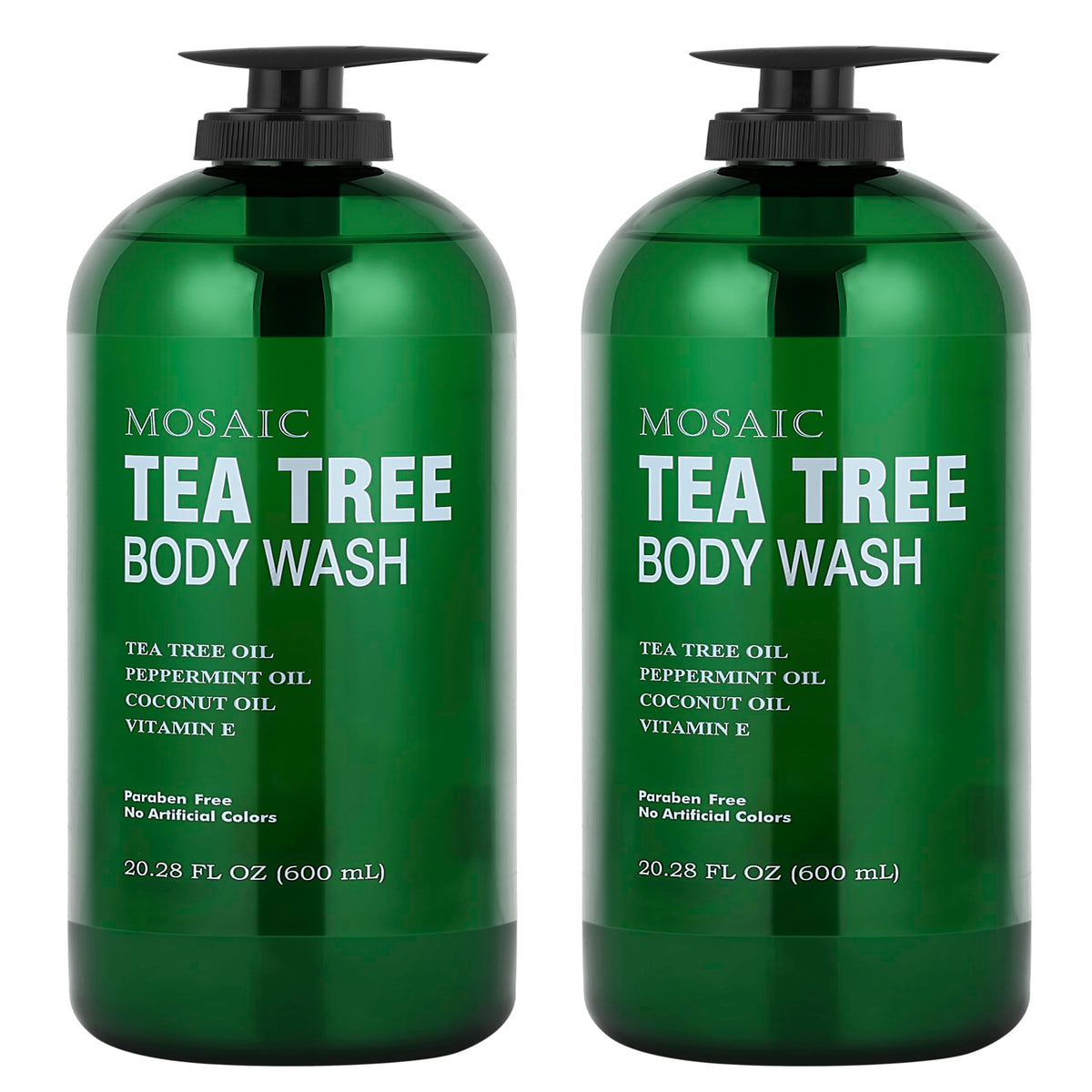 Anatolia Daphne Tea Tree Body Wash & Shower Gel, 20.2 Fl Oz, For Jock Itch, Acne, E