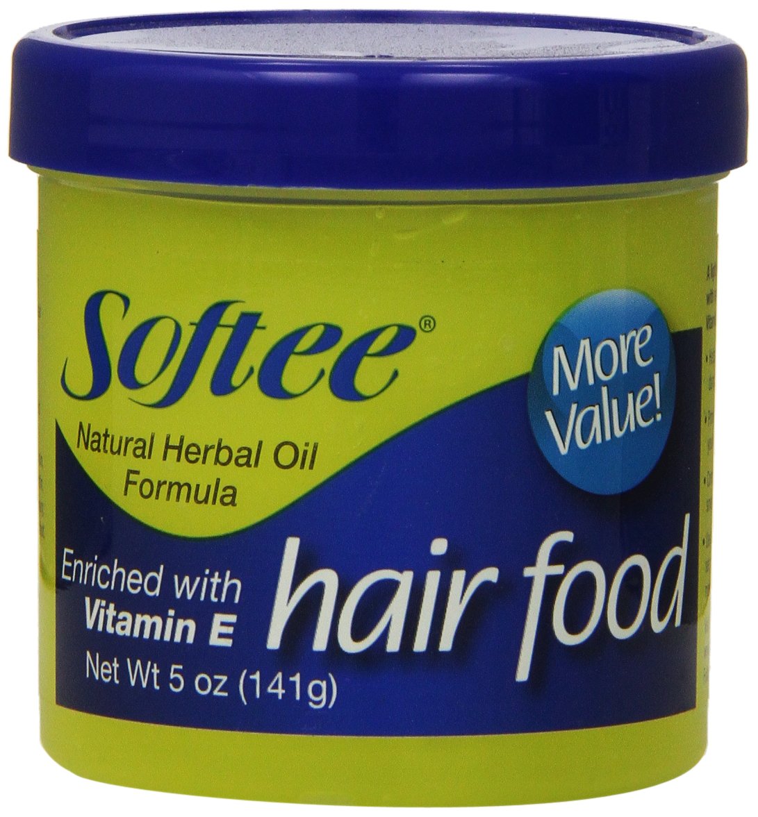 Softee Hair Food With Vitamin E - 5 Oz Nourishing Hair Treatment For Healthy Shine