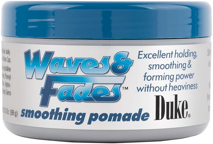 Duke Waves And Fades Smoothing Pomade - 3.50 Oz Styling Cream For Smooth Hair Control