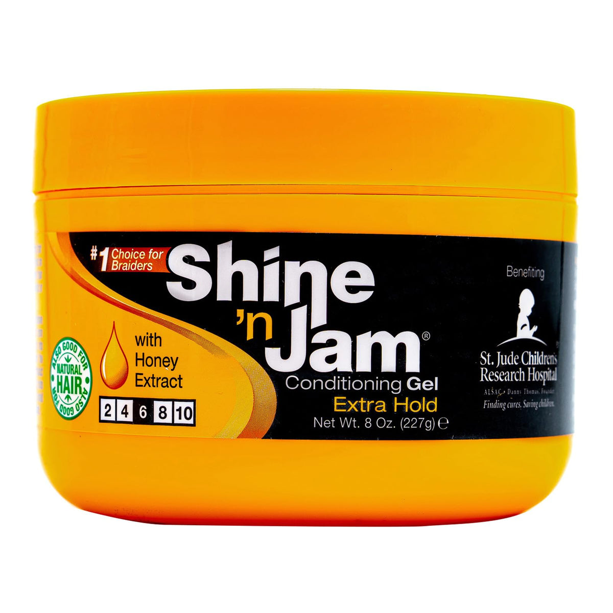 Shine 'N Jam® Extra Hold Conditioning Gel - 8 Ounce For Strong, Long-Lasting Styles