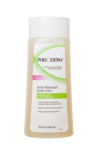 Phisoderm Anti-Blemish Body Wash, 10 Oz, Pack Of 3 - Acne Treatment For Clear Skin