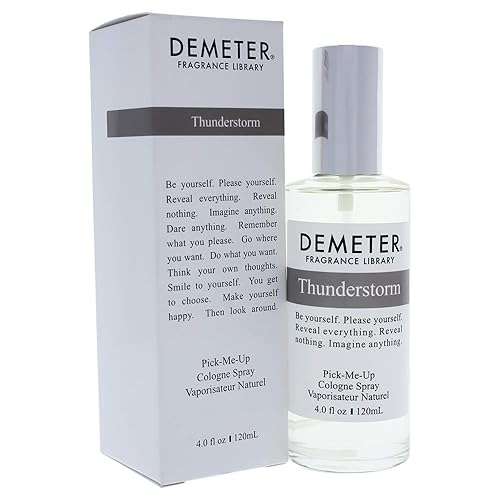 Demeter Thunderstorm Cologne Spray For Women, 4 Fl Oz - Refreshing Pick-Me-Up Scent