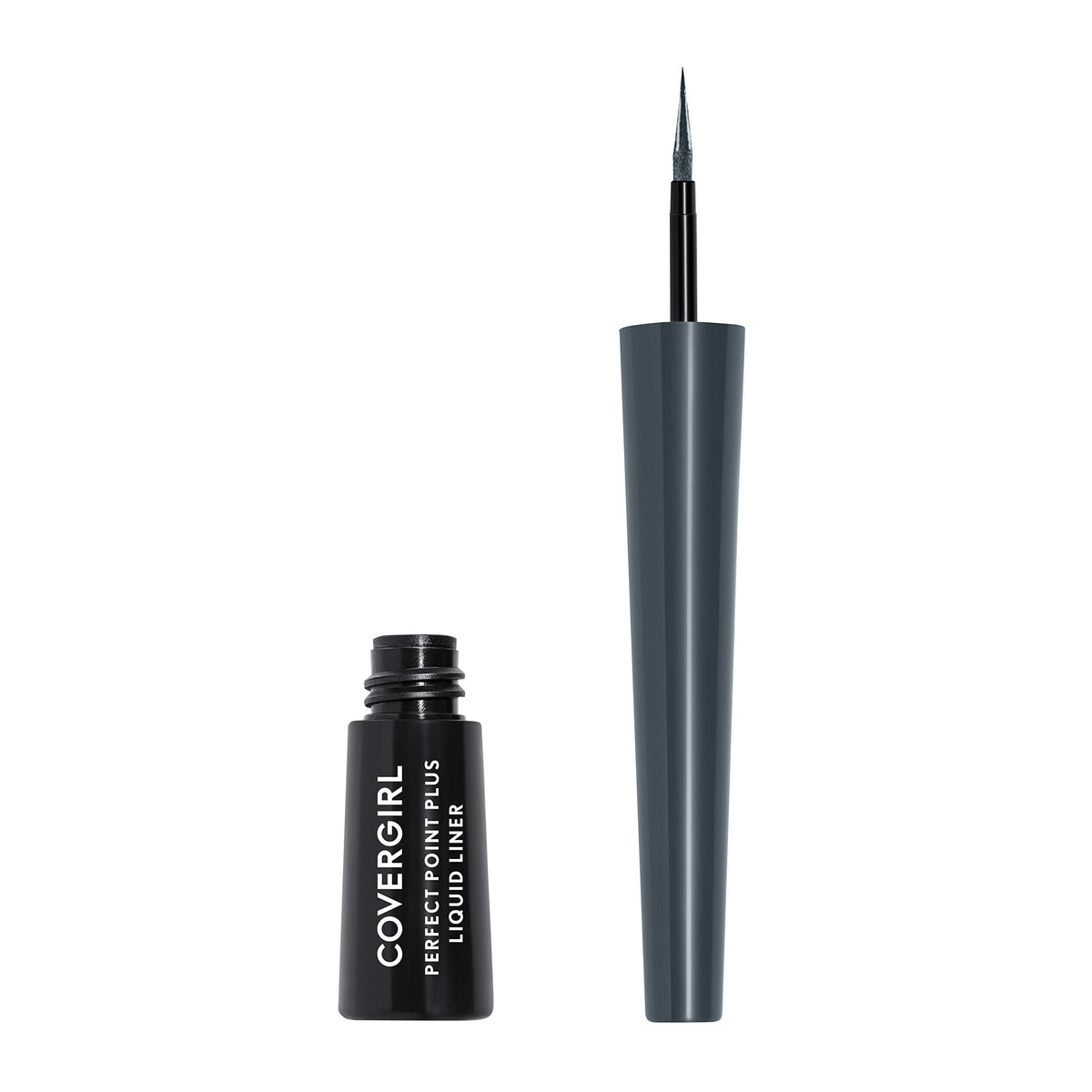 Covergirl Perfect Point Plus Liquid Eyeliner, Charcoal, 0.08 Fl Oz - Long-Lasting Precision