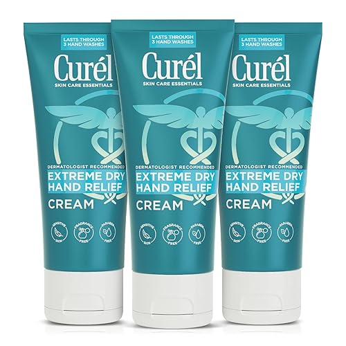 Curel Extreme Dry Hand Relief Lotion, Paraben-Free, Fragrance-Free, 3 Oz (Pack Of 3)