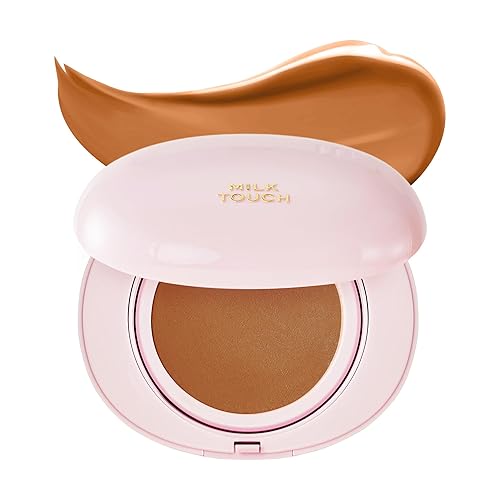 Milktouch 24H Cushion Foundation, 33C Cinnamon - Flawless, Radiant, Hydrating Korean Makeup