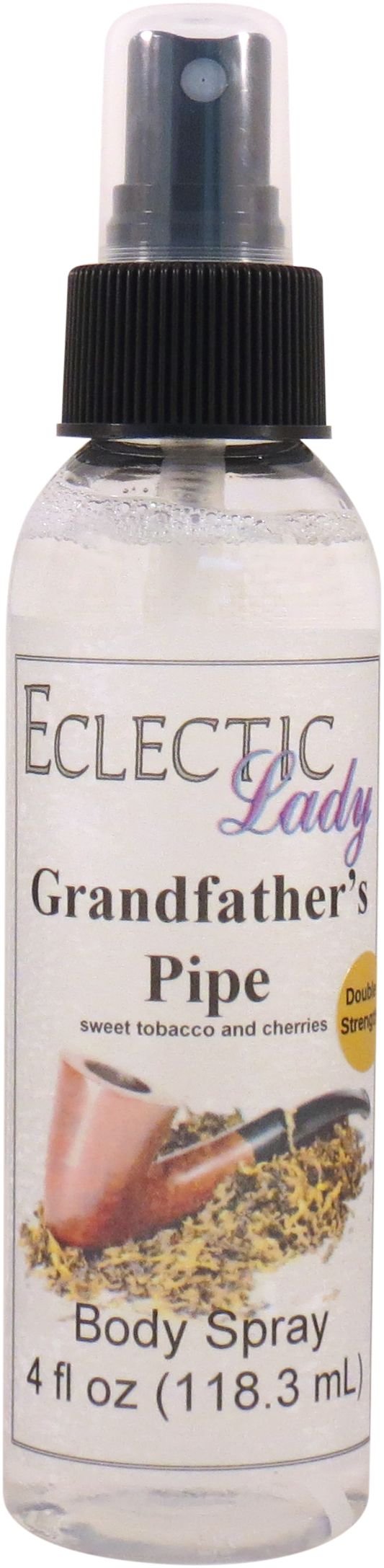 Eclectic Lady Grandfather'S Pipe Body Spray, 4Oz Double Strength Cologne For Men & Women